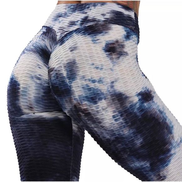 NWT Anti Cellulite Tie Dye Leggings - Picture 4 of 12